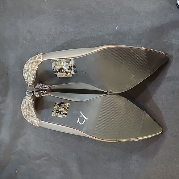 BRAND NEW CHIC By LADY COUTURE GOOD TIMES LUCITE PUMP WITH RHINESTONE TRIM G1 - Picture 14 of 16